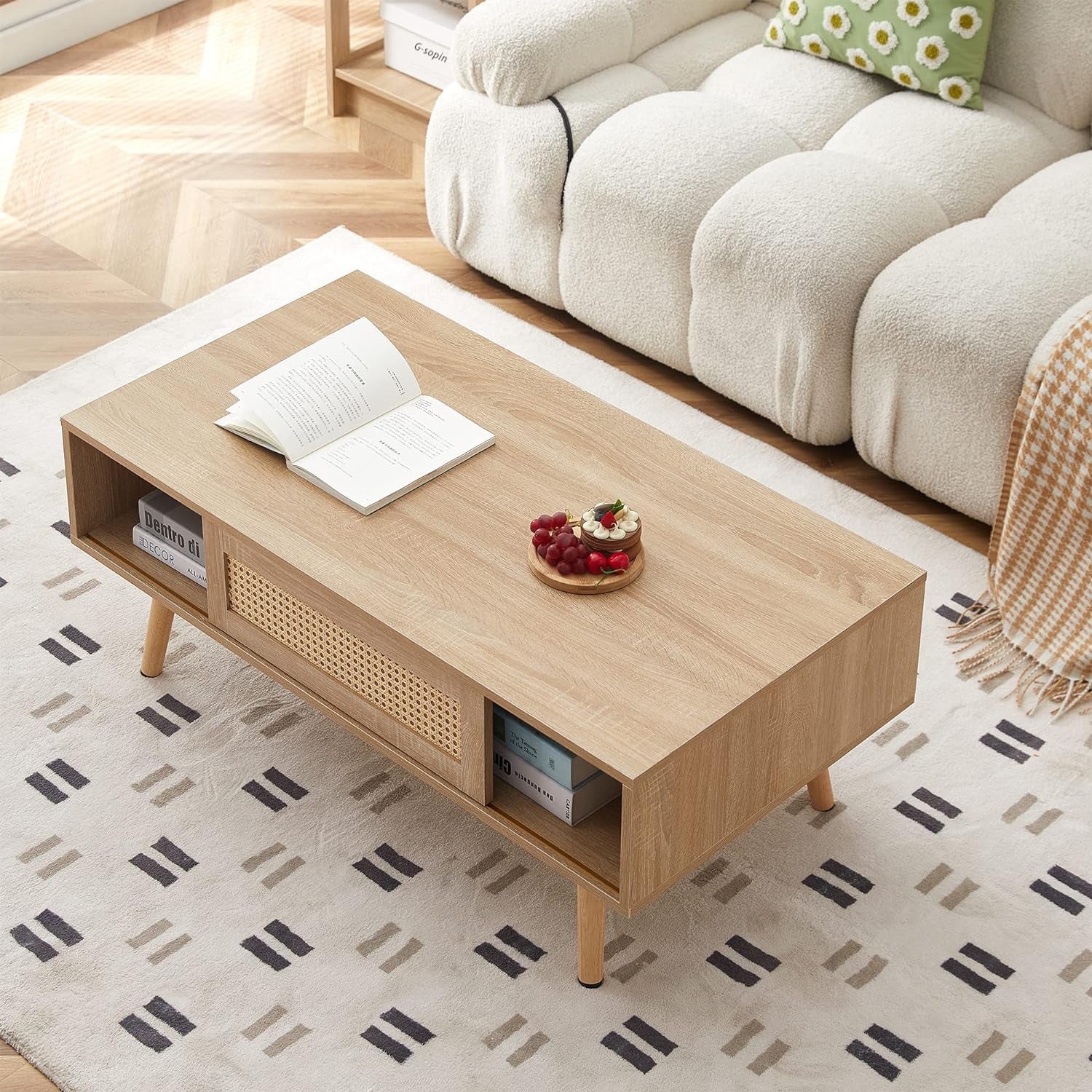 Coffee Table, Rectangular with Storage, , 41.34X21.65X16.34 Inches