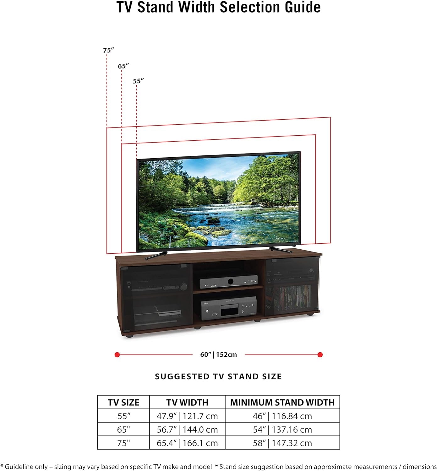 Fiji TV Stand, Brown