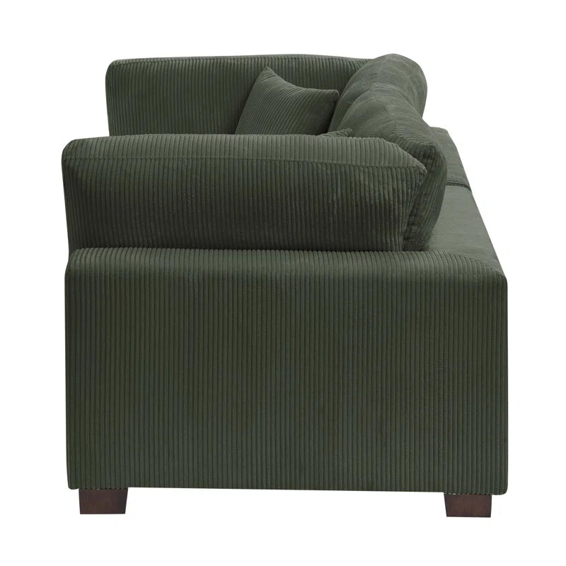 Annalissa 80'' Corduroy Loveseat