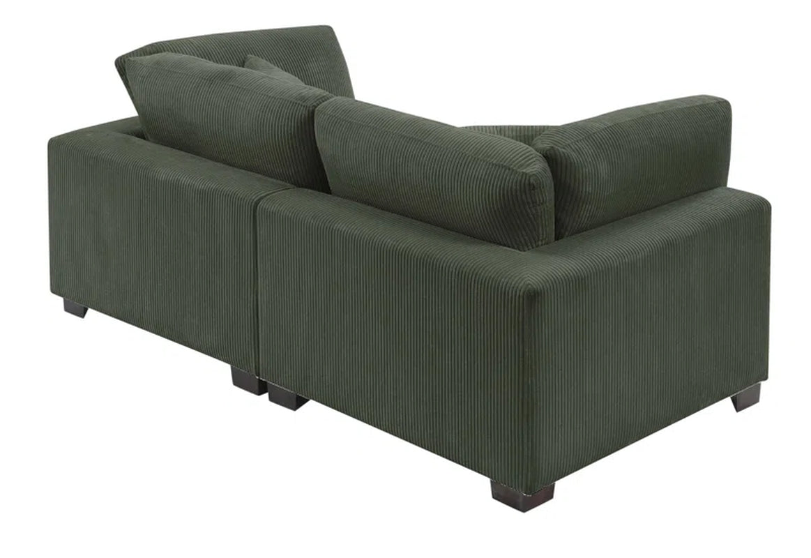 Annalissa 80'' Corduroy Loveseat