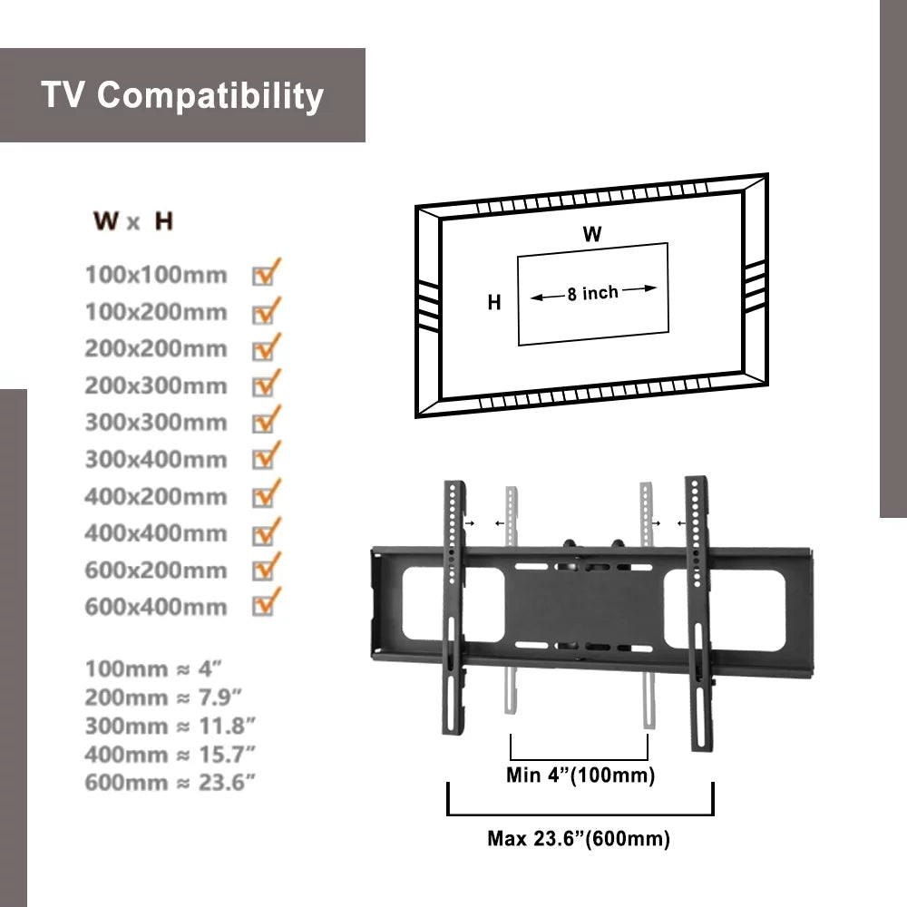 Swivel Floor TV Stand, with Mount for 32 to 65" TV