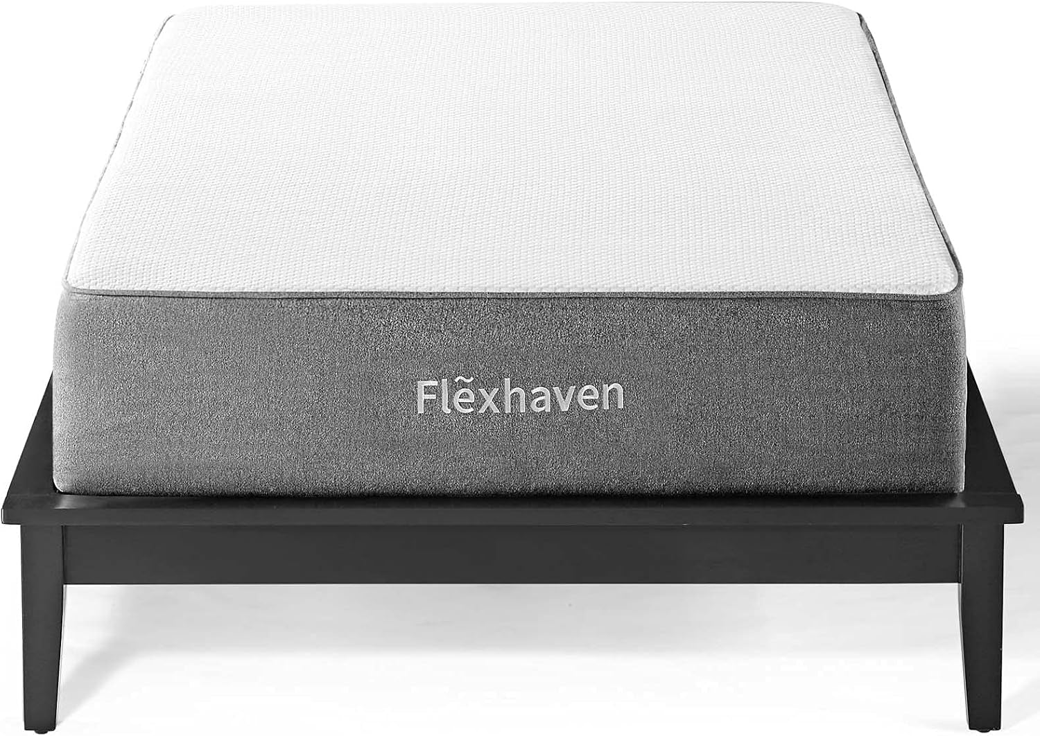 Twin Mattress Flexhaven 10" Gel Cooling Ventilated, Memory Foam Twin Mattress Grey