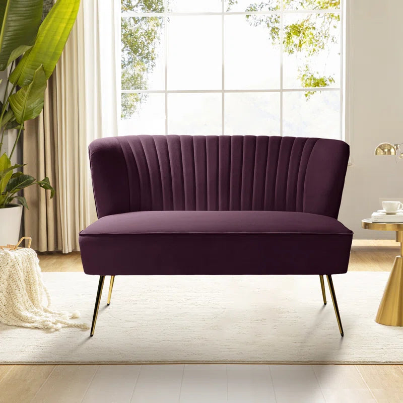 Euclid 47'' Velvet Loveseat