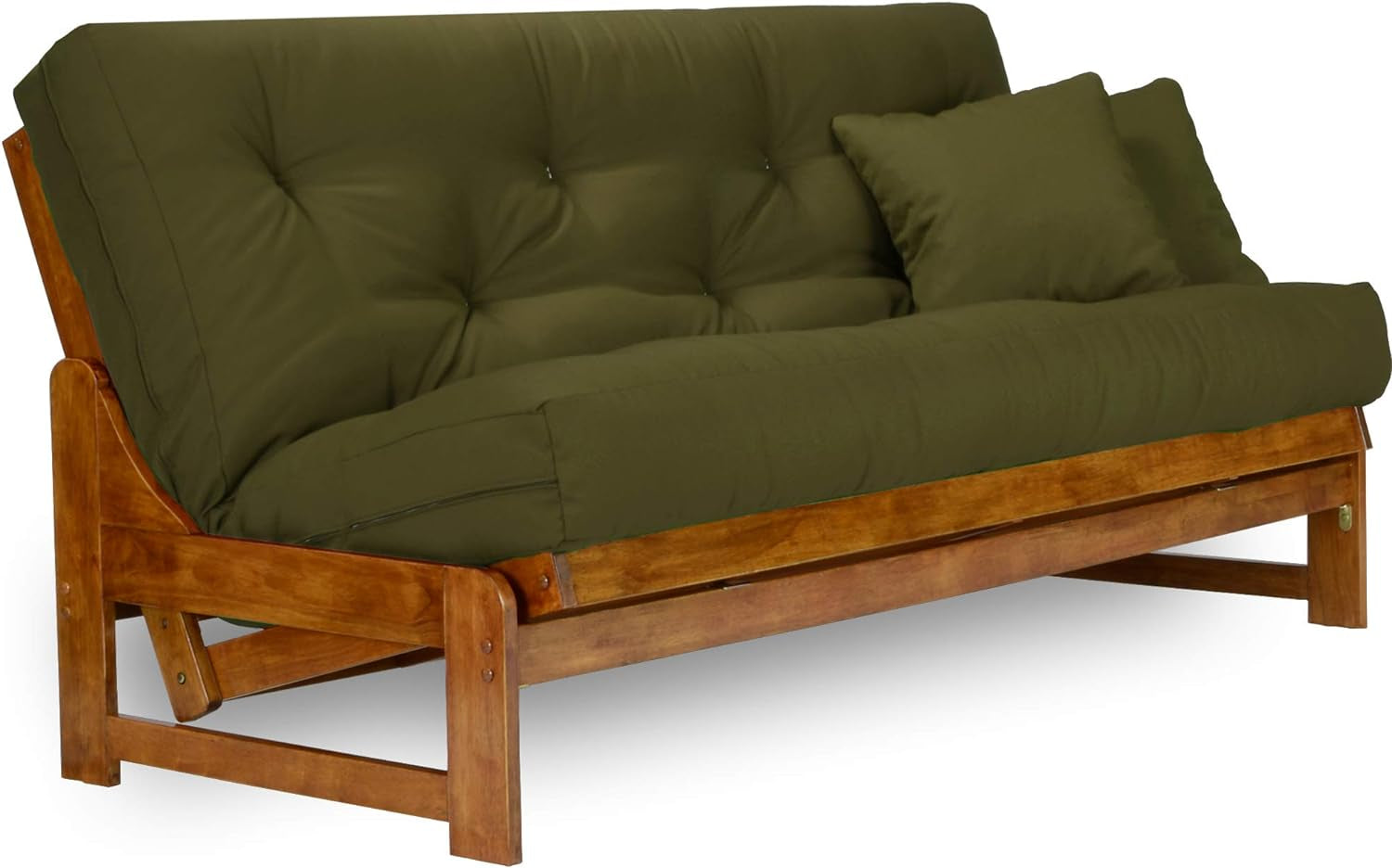 Arden Futon Frame - Full Size (Frame Only), Solid Wood Construction