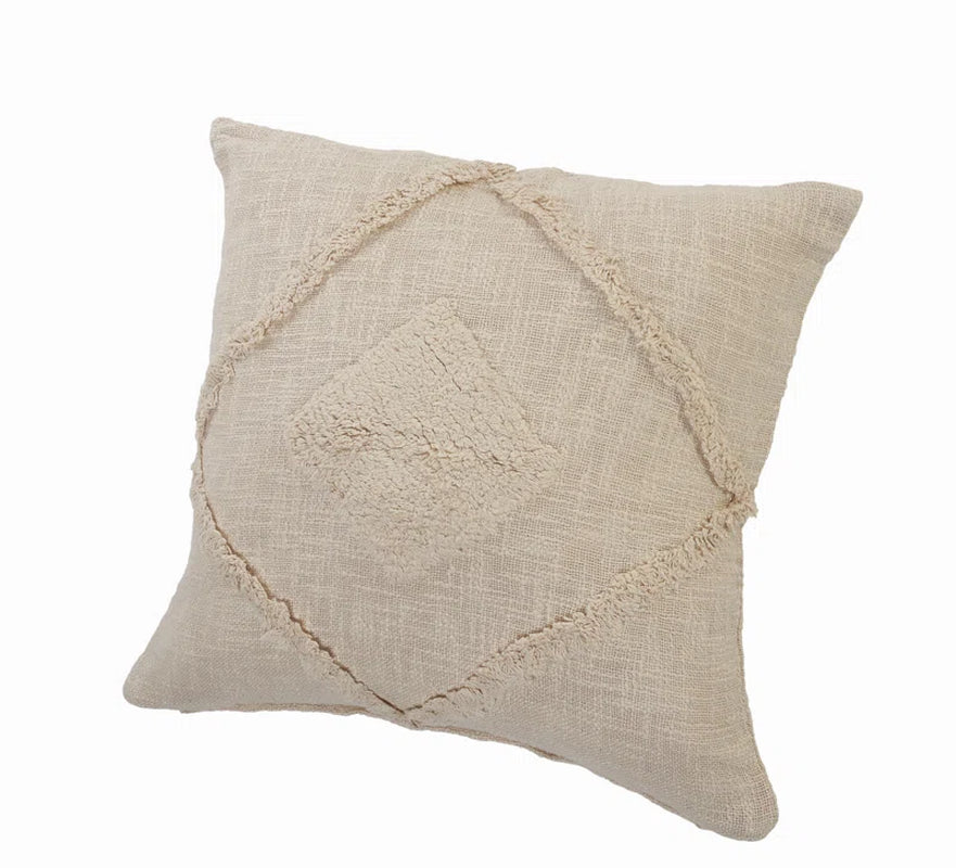 Throw Pillow, Textured Cotton