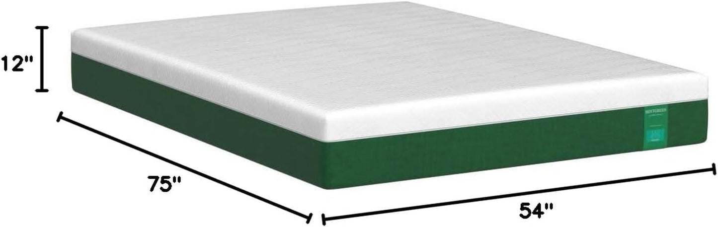 Full Size Mattress 12 Inch Memory Foam Mattress in a Box, Premium Bed Mattress with Breathable Soft Cover- Full Mattress