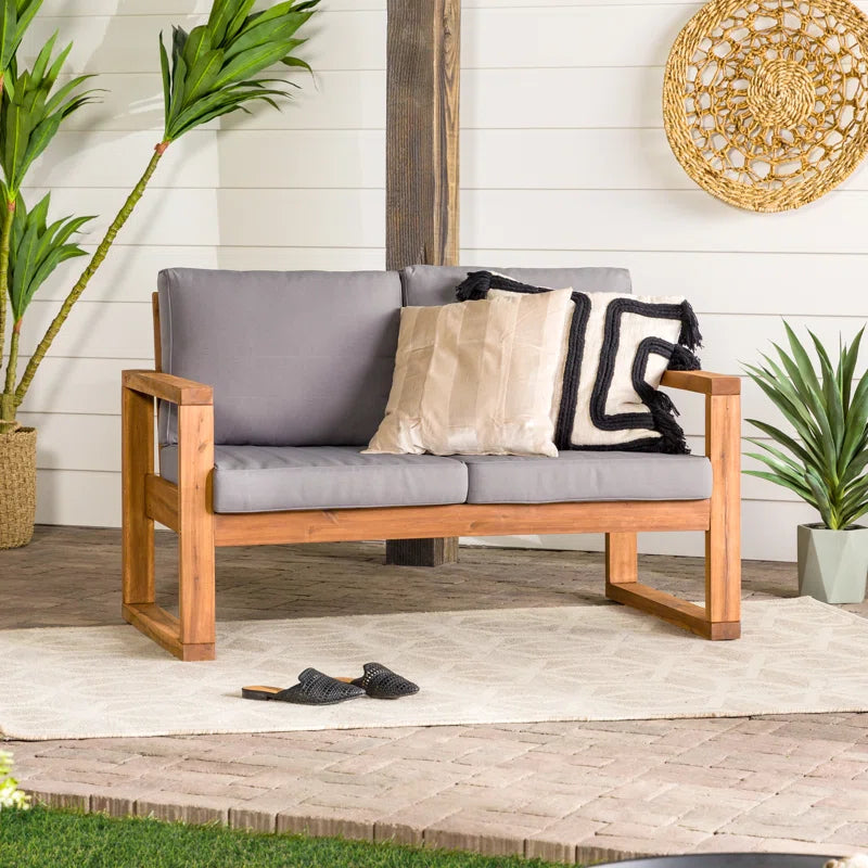 52'' Acacia Outdoor Loveseat