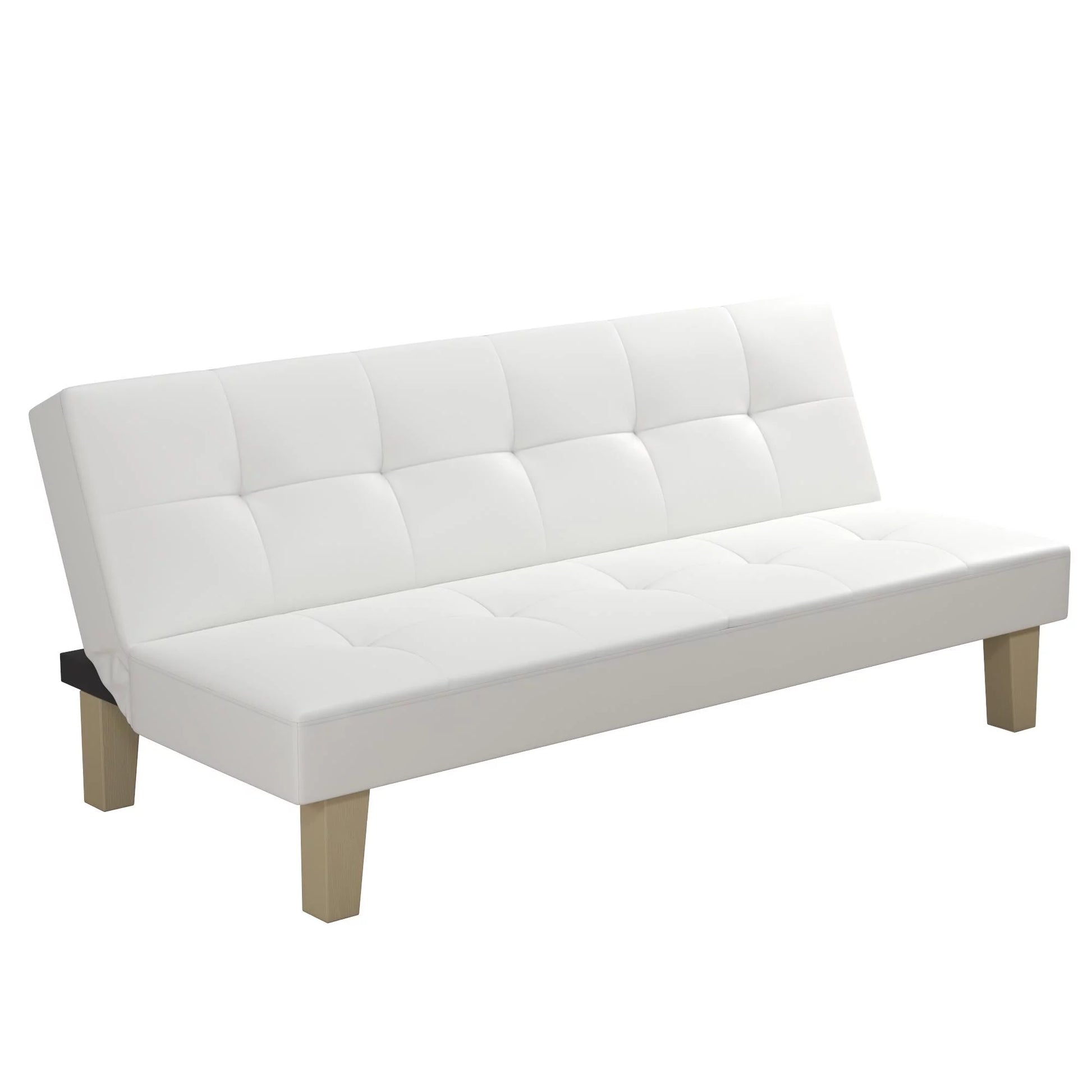 Aria Futon Sofa Bed, White