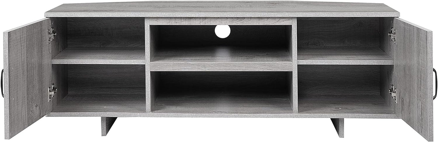 Corner TV Stand for 50" TV, Storage Space