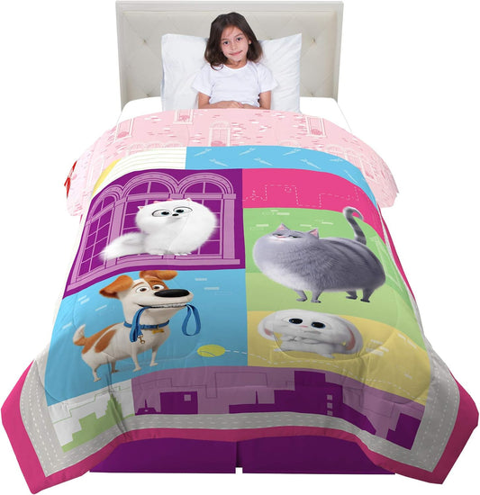 Kids Bedding Comforter, Twin, Secret Life of Pets 2