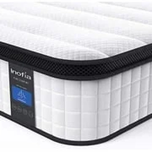 10 Inch Hybrid Twin Size Mattress in a Box with Responsive Memory Foam