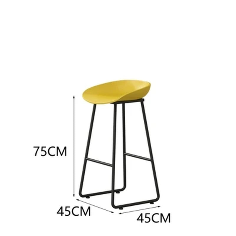 Bar Stools Nordic Bar Stools Simple Modern High Stools Net Red Light Luxury Bar Stools High Bar Stools Home Bar Stools