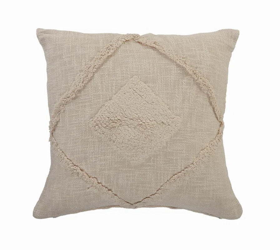 Throw Pillow, Textured Cotton