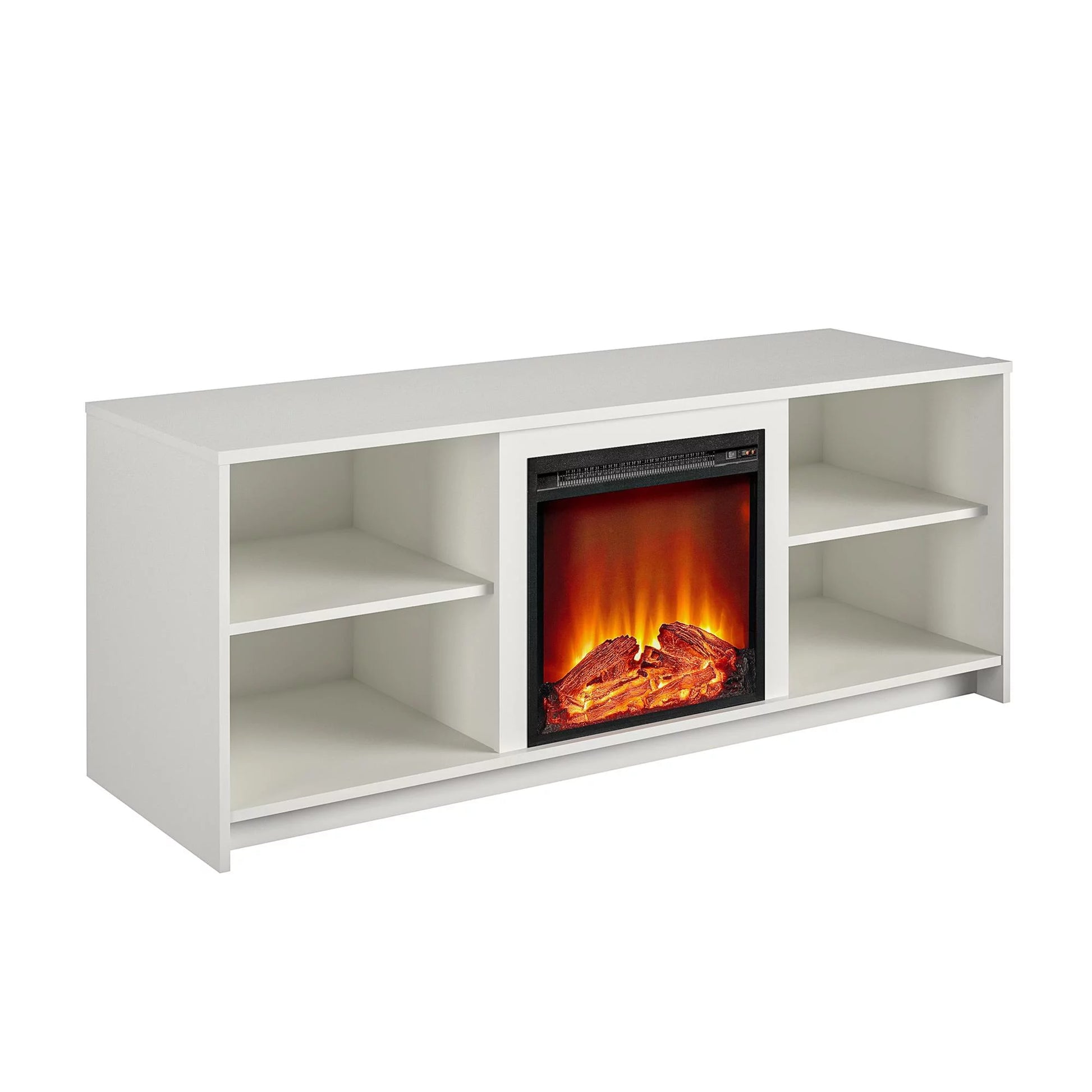 Fireplace TV Stand for Tvs up to 65", White