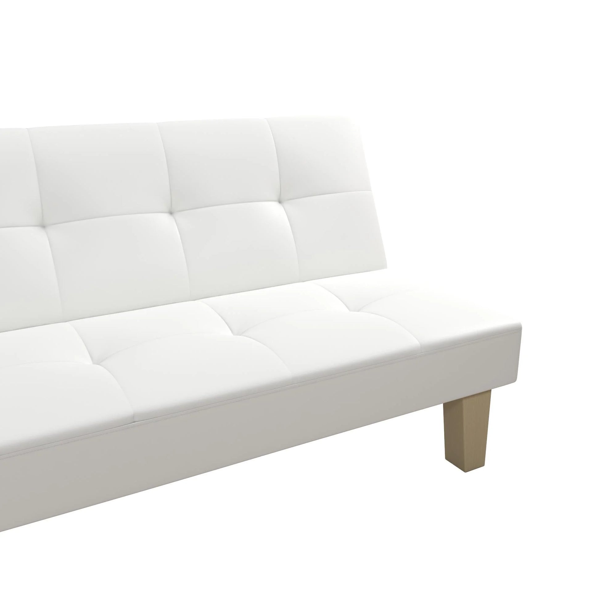 Aria Futon Sofa Bed, White