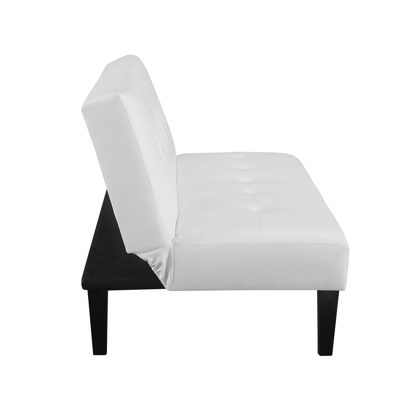 White Convertible Futon Sofa