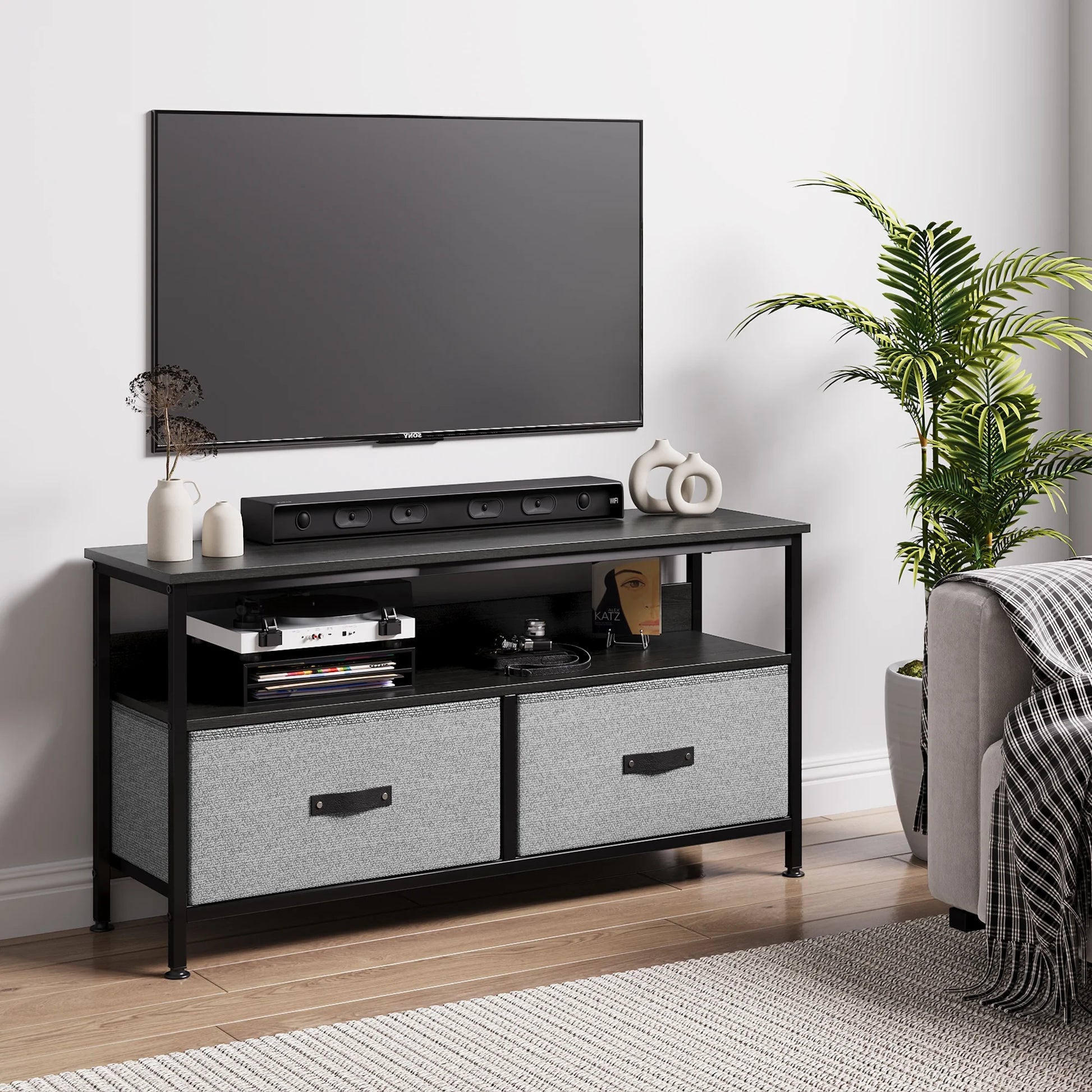 Dresser TV Stand 3-Drawers , 55 Inch TV Stand