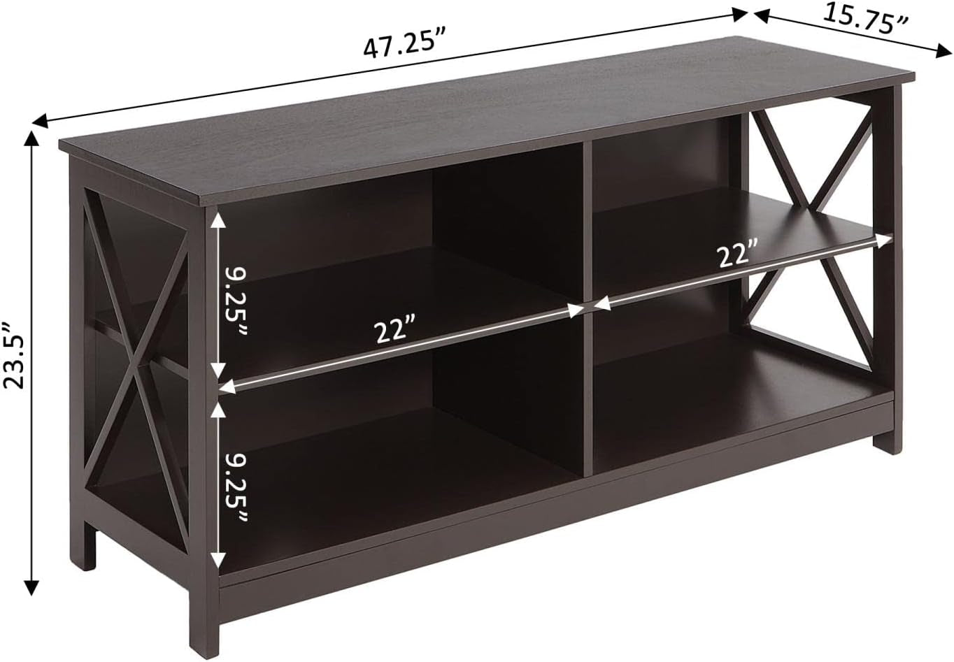 Oxford TV Stand, Espresso