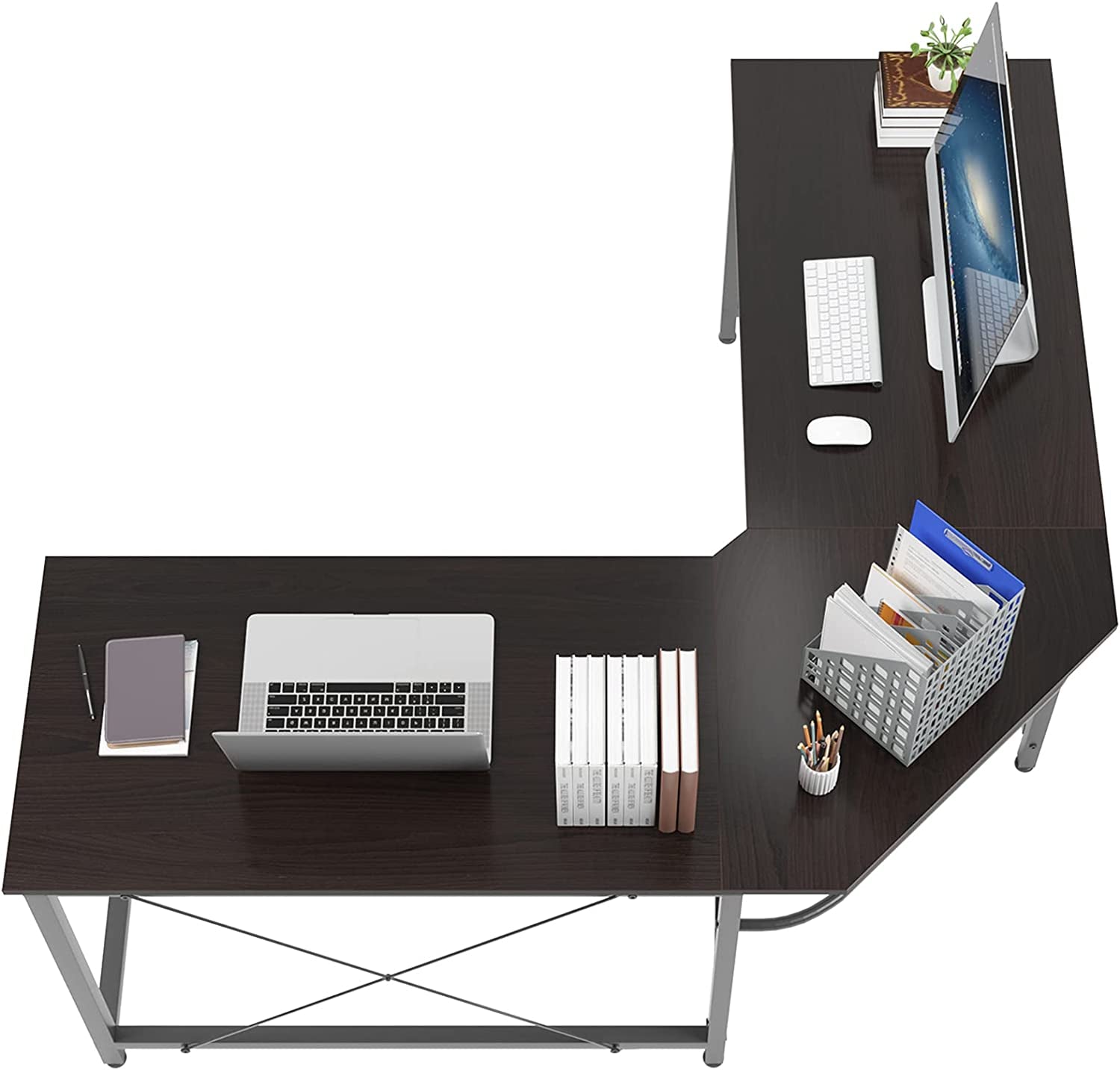 L Shaped Office Desk, L Desk Computer Corner Desk, 59 X 59 Inches