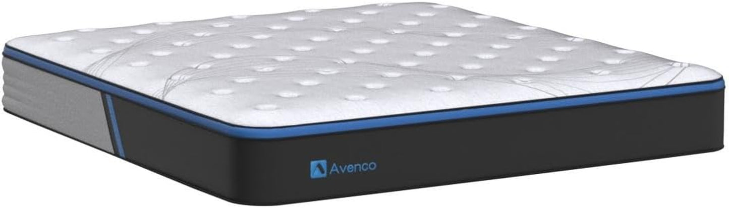 Hybrid King Mattress in a Box, 10 Inch Memory Foam and Pocket Spring Bed Mattresses W/Edge Support