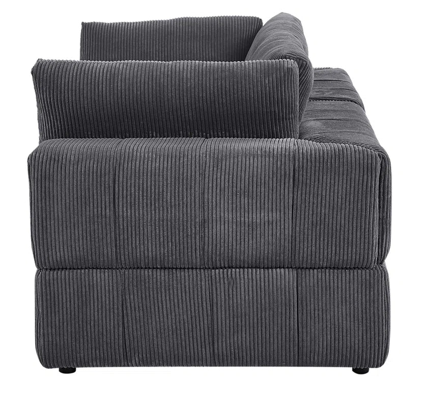 Aronas 79'' Corduroy Loveseat