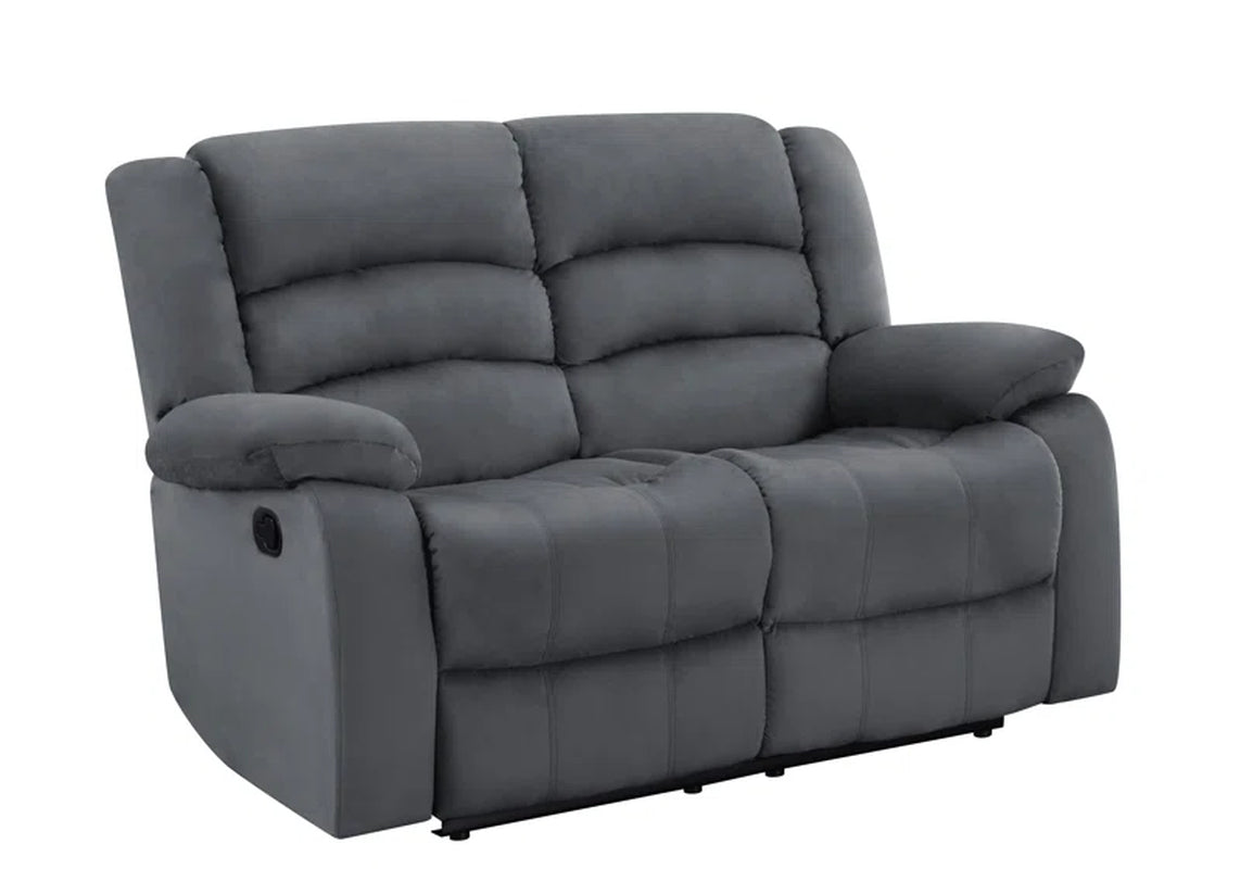 Aum 60'' Upholstered Reclining Loveseat