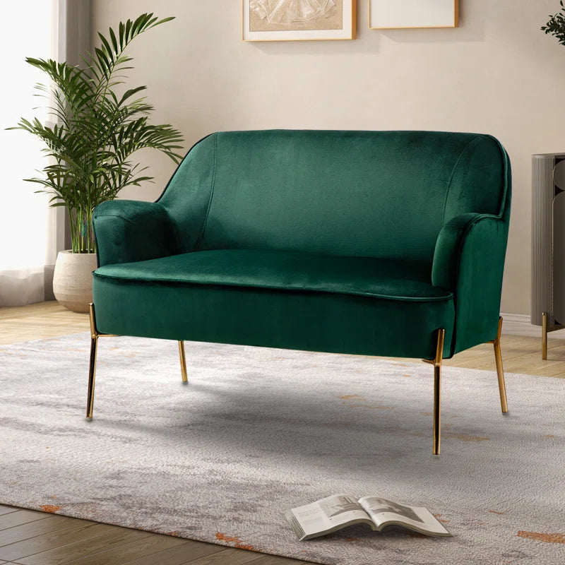 Cleo 43'' Velvet Loveseat