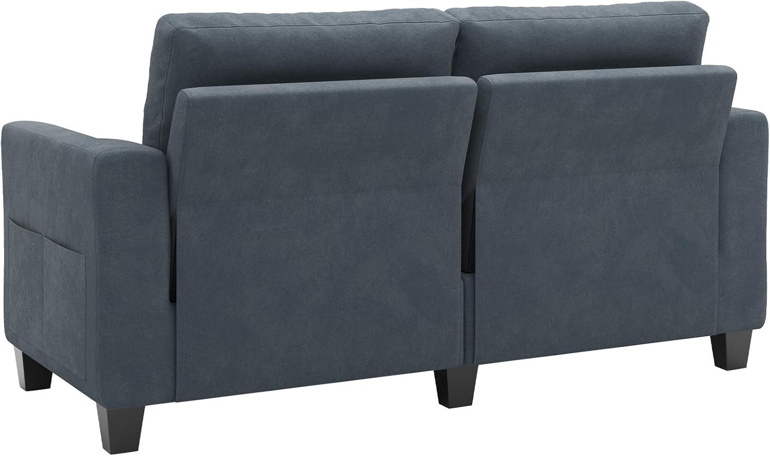 Loveseat Sofa Couch Bluish Grey Loveseat for Small Spaces