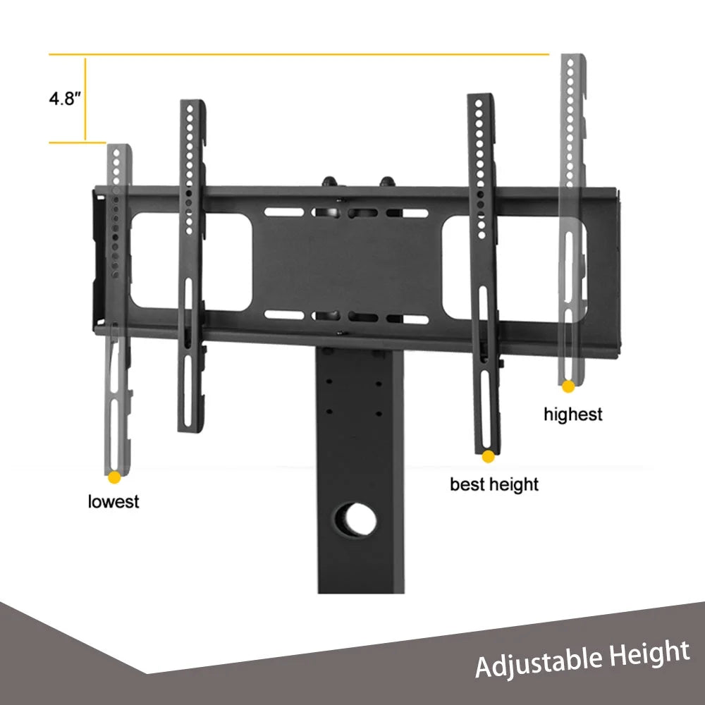 Swivel Floor TV Stand, with Mount for 32 to 65" TV