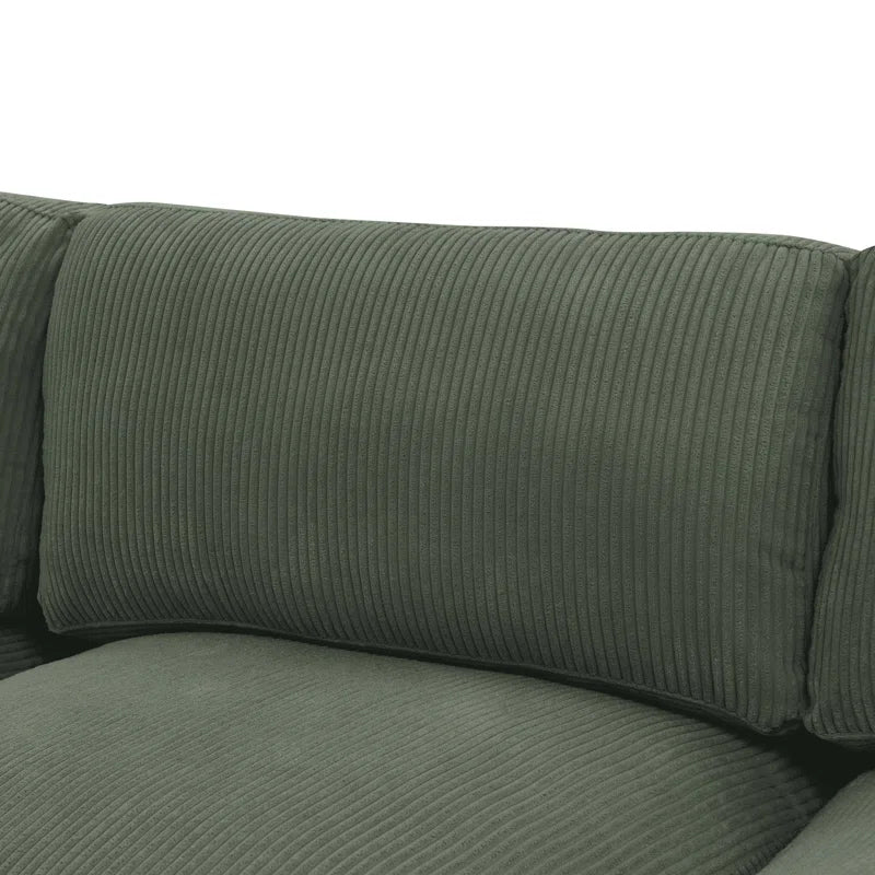 Annalissa 80'' Corduroy Loveseat