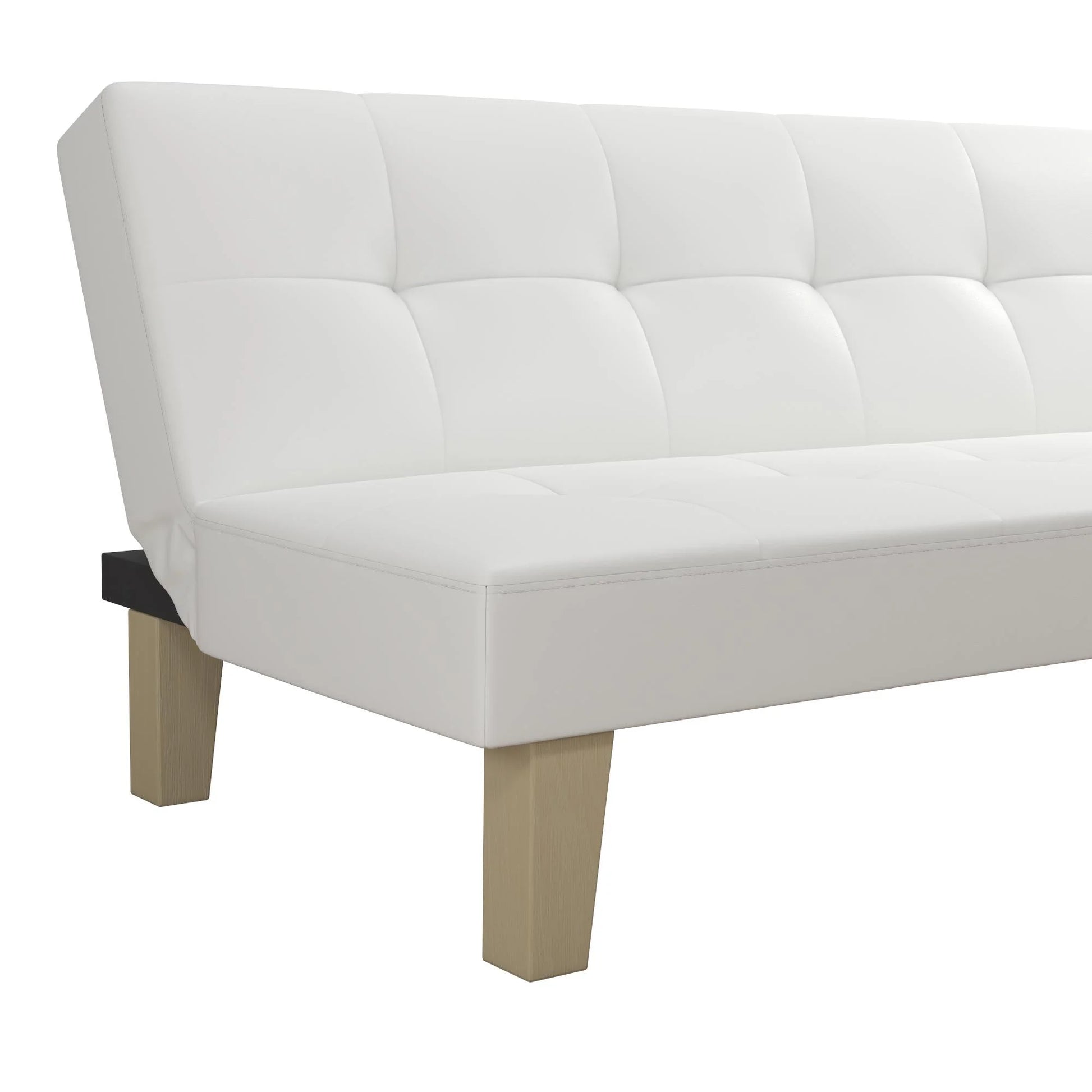 Aria Futon Sofa Bed, White