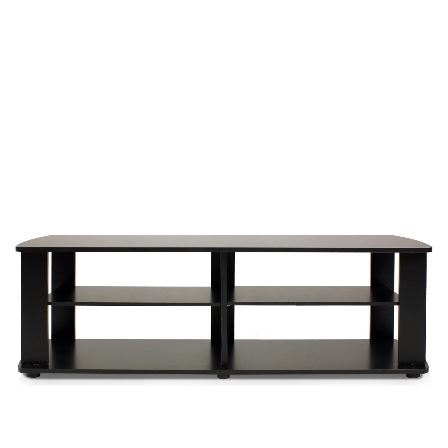 Nelly Wood Entertainment Center TV Stand for TV up to 50" in Black