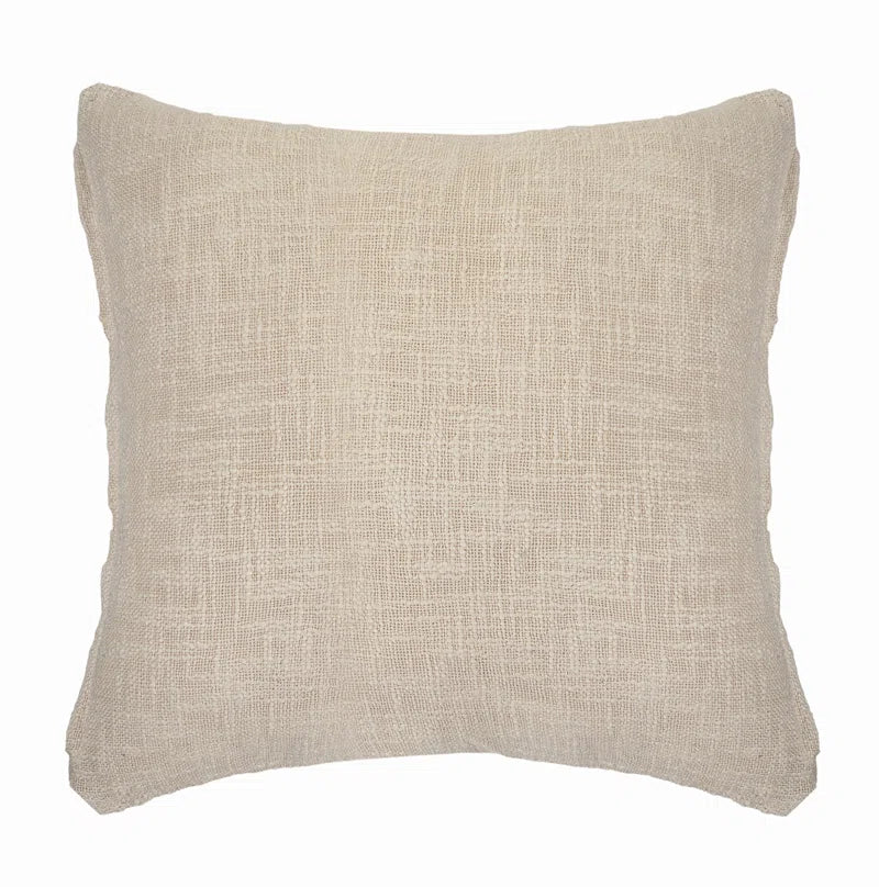 Throw Pillow, Textured Cotton