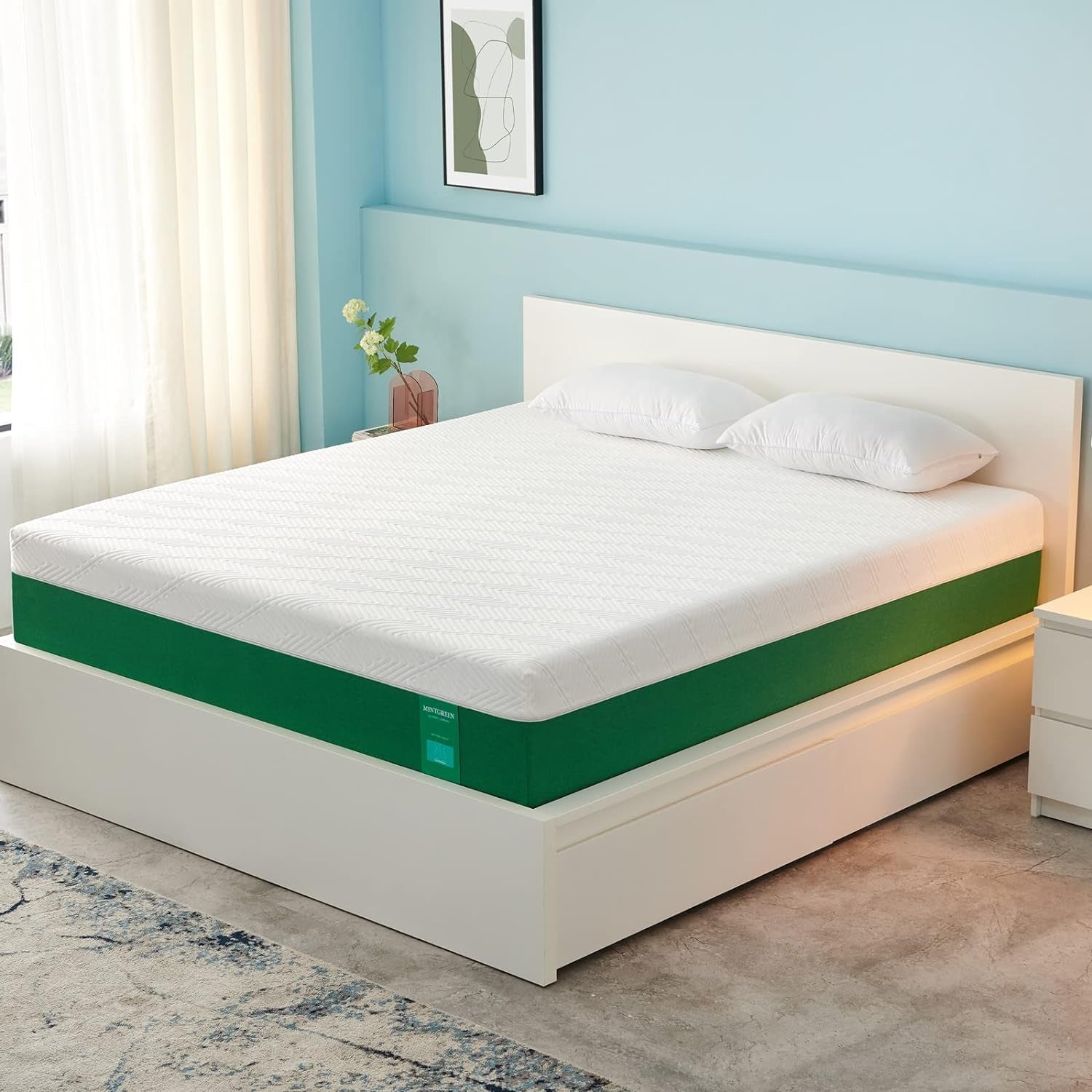 Full Size Mattress 12 Inch Memory Foam Mattress in a Box, Premium Bed Mattress with Breathable Soft Cover- Full Mattress