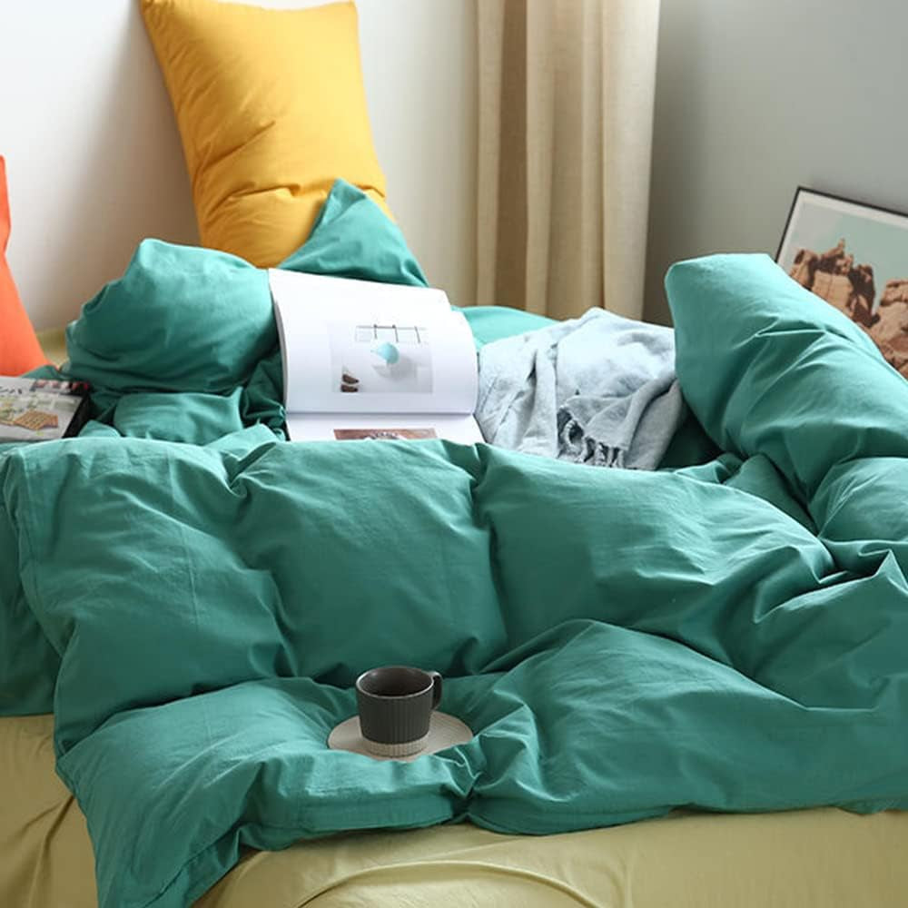 Green Comforter Set King Dark Green Bedding Comforter Sets, Forest Green Bed 3Pcs Bed Comforter Sets King