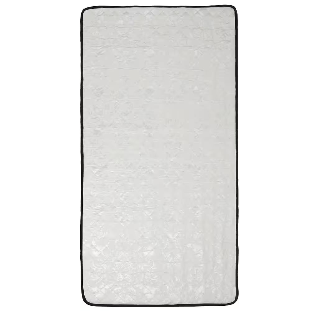 Capri White Twin Comfortable Sleep 12 In. Cushion Firm Hybrid Pocket Spring Mattress in a Box