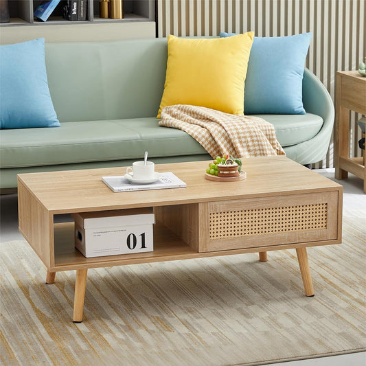 Coffee Table, Rectangular with Storage, , 41.34X21.65X16.34 Inches