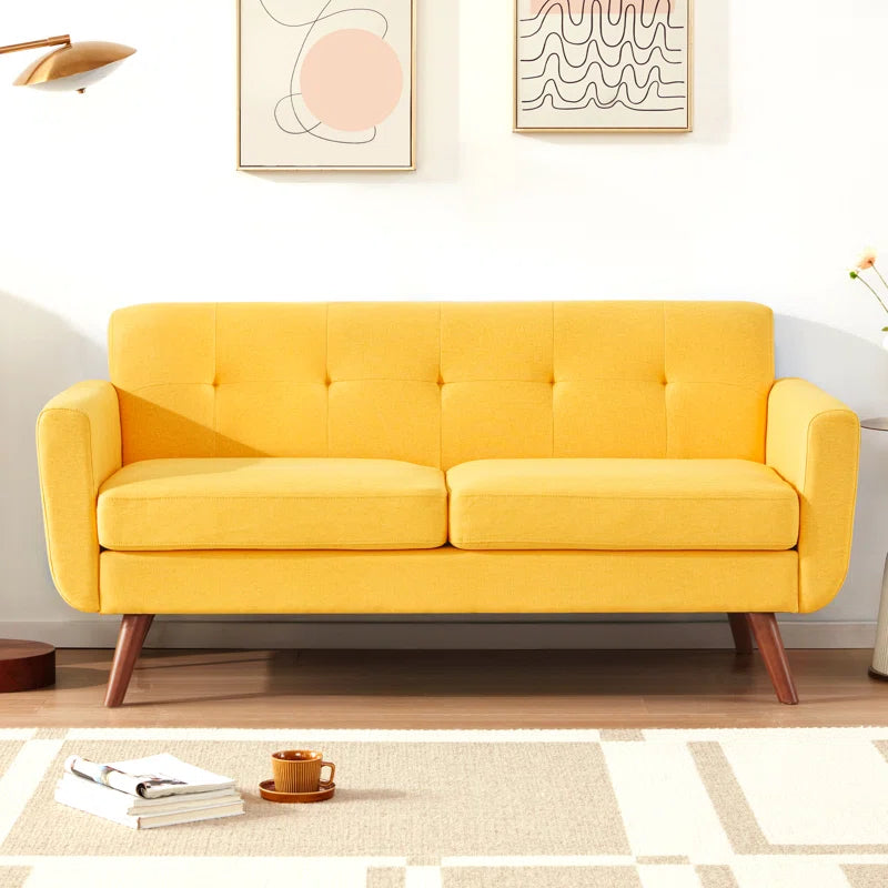 67" Square Arm Loveseat