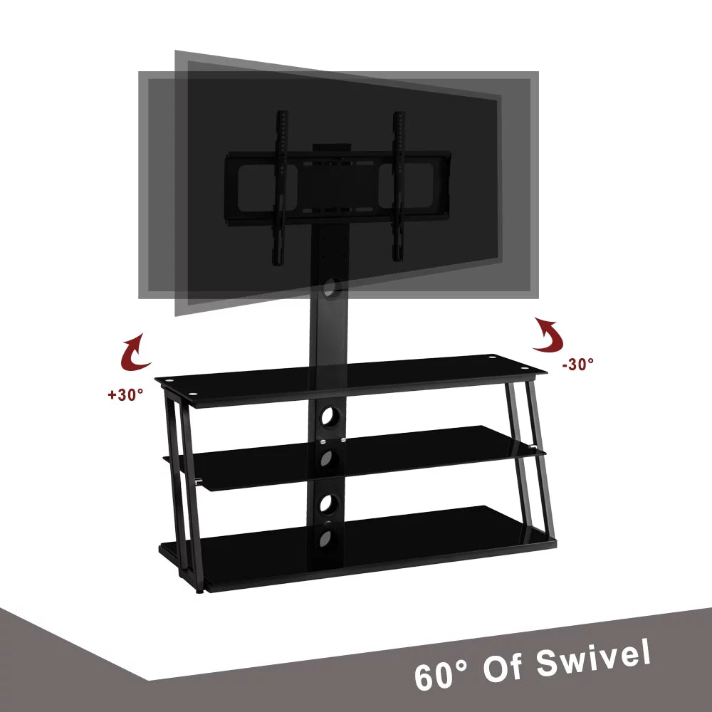 Swivel Floor TV Stand, with Mount for 32 to 65" TV