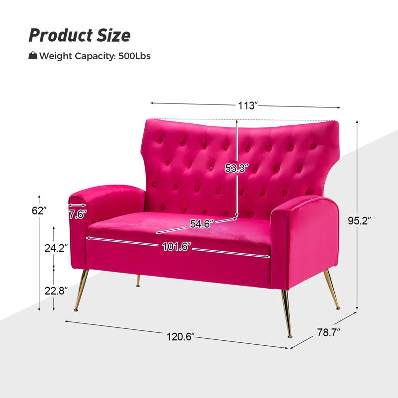 Consolata 47.5'' Upholstered Loveseat