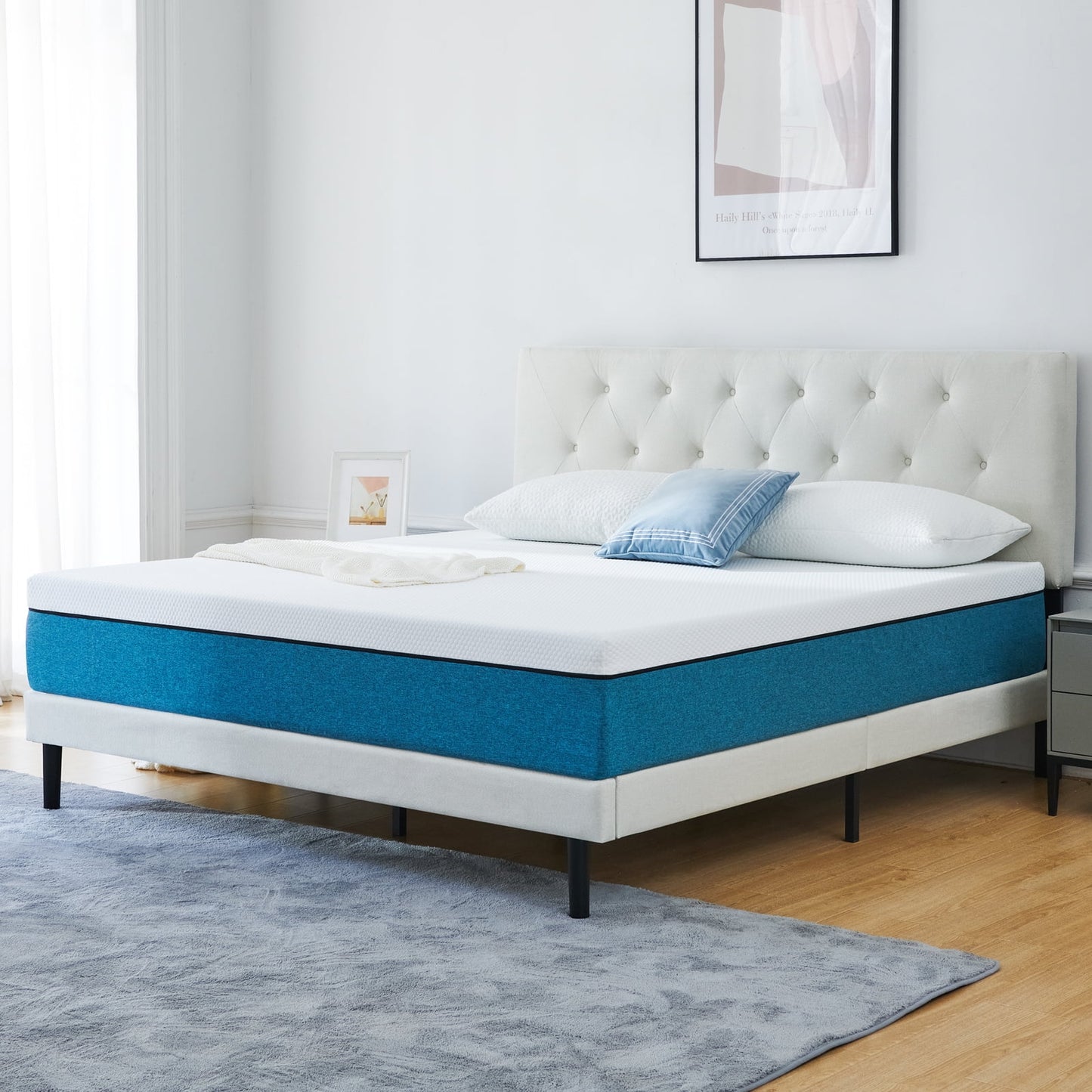 Full Size Mattress 12"  Gel Memory Foam Mattress More Breathable Comfortable Mattress