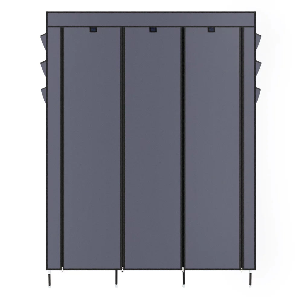 69" Wardrobe Clothing Storage, Gray