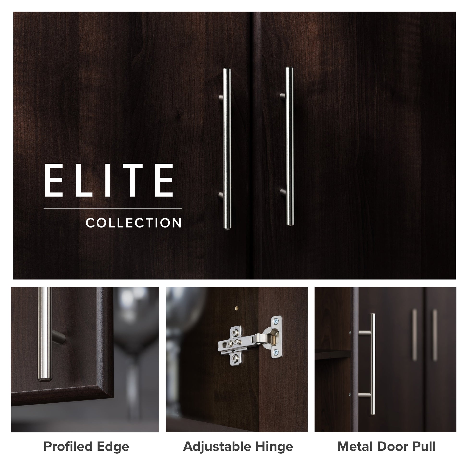 Elite 32" Wardrobe Cabinet, Espresso