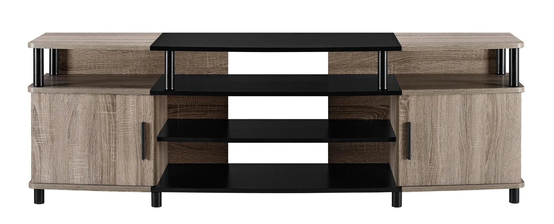 Carson XL Black and Cherry TV Stand for Tvs up to 70" - Sonoma Oak