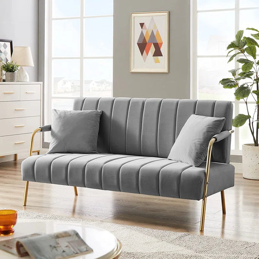 Lequentin 47.24'' Velvet Loveseat