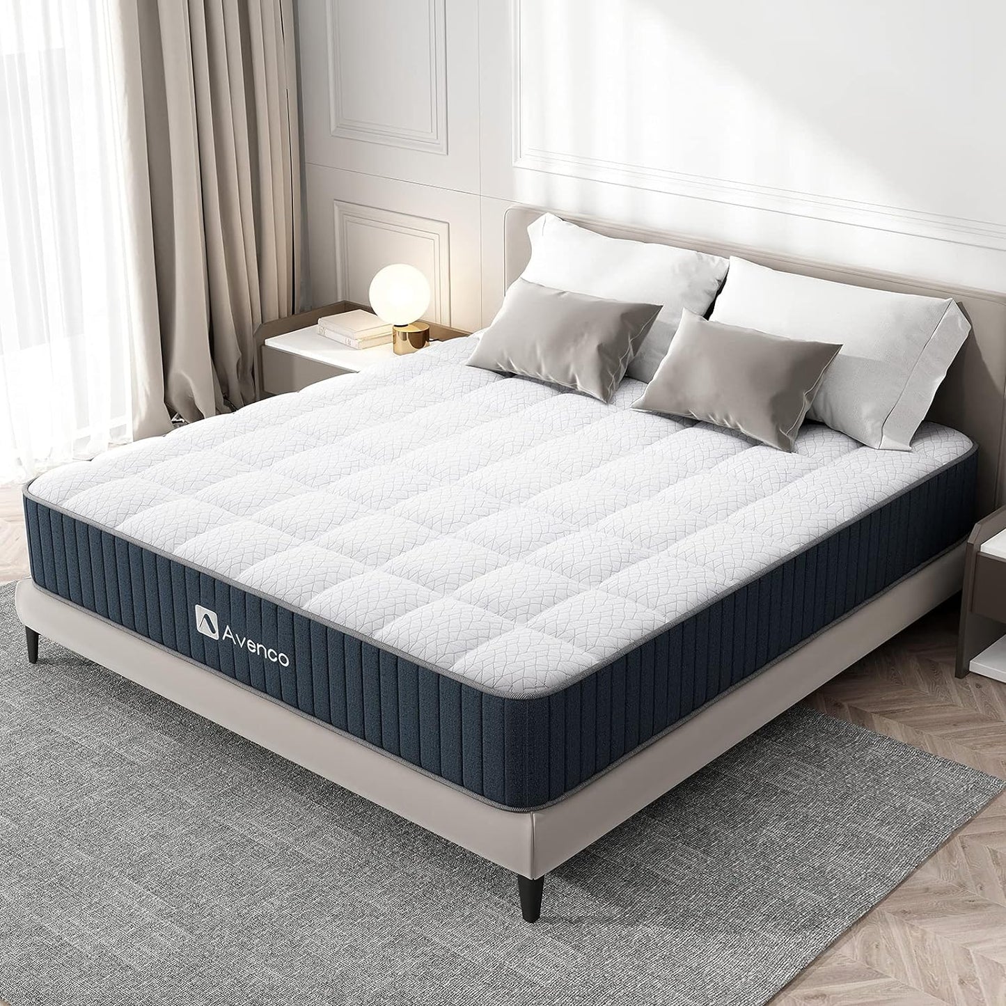 Twin Mattress, 10 Inch Medium Firm Innerspring Mattress,