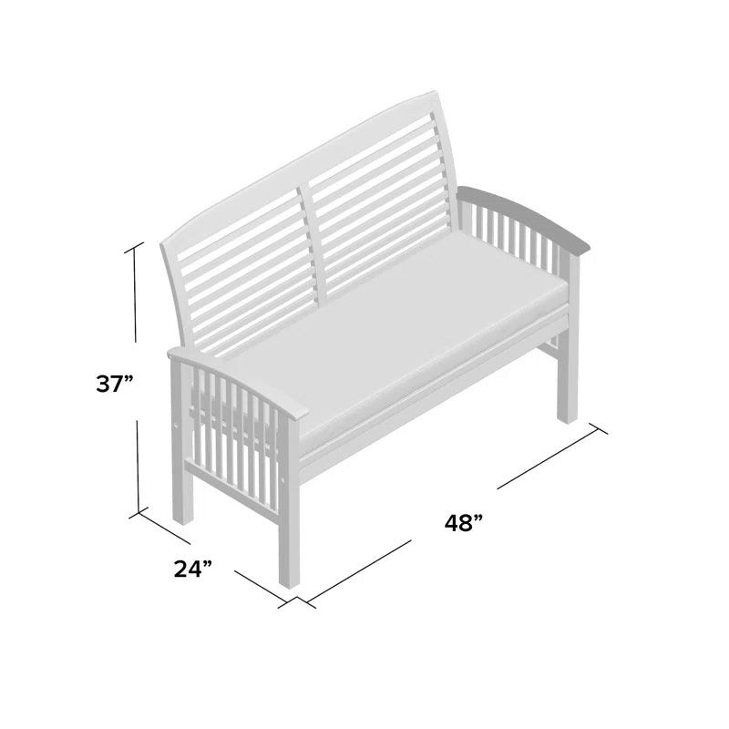 48'' Acacia Outdoor Loveseat