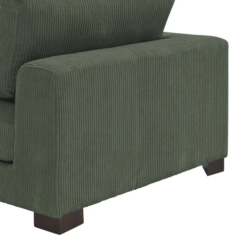 Annalissa 80'' Corduroy Loveseat