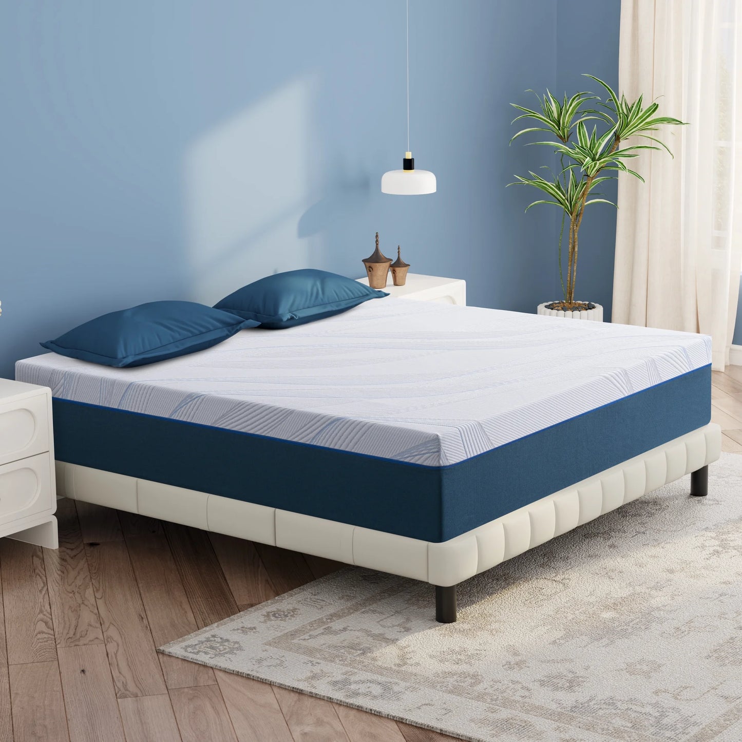 Full Mattress,  8 Inch Full Size Medium Firm Memory Foam Mattress in a Box