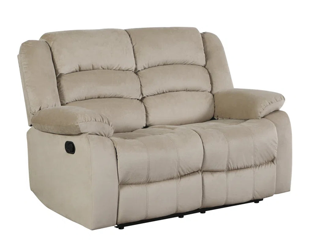 Aum 60'' Upholstered Reclining Loveseat